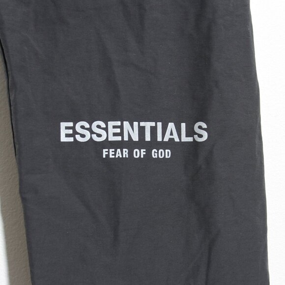 Fear of God Essentials Nylon Track Pants Black Unisex Logo Size Small - Picture 5 of 15